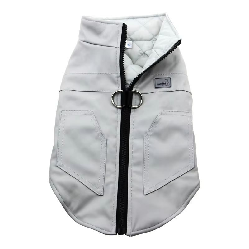 Waterproof Leather Pet Jacket