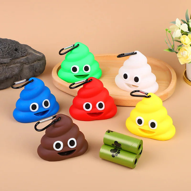 Poop Shaped Pet Poop Waste Bag Dispenser