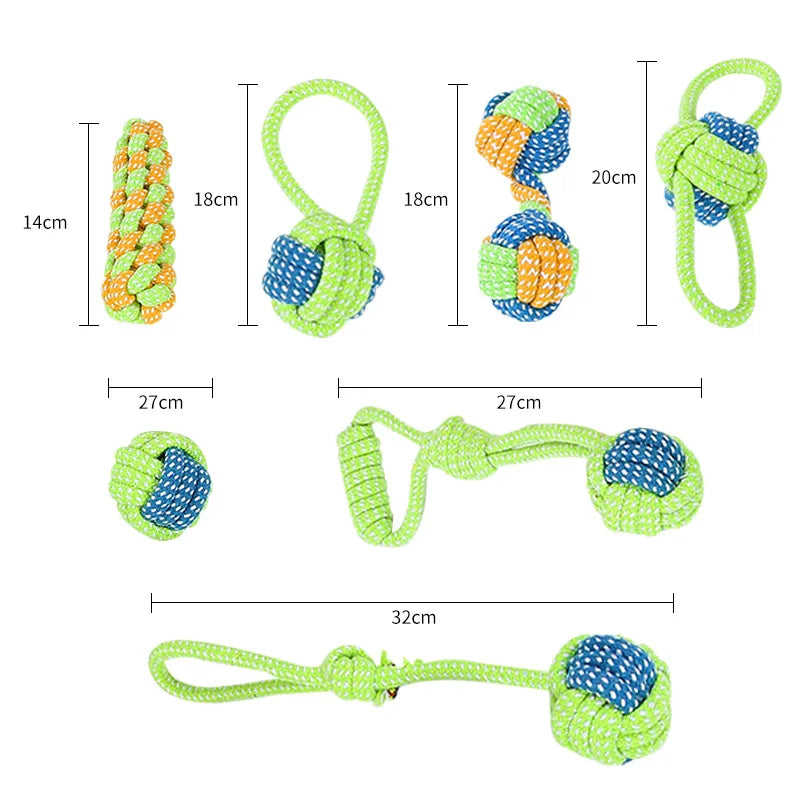 Interactive Cotton Rope Toys for Dogs