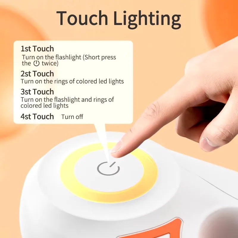 5M Retractable Dog Lead with Led Flashlight