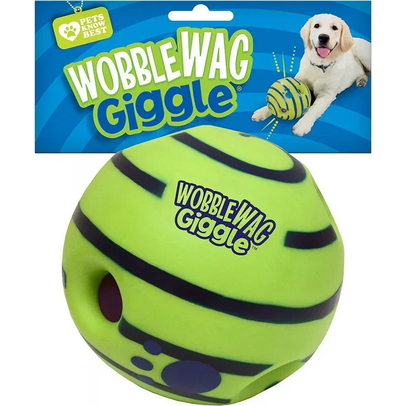 Wobble Wag Giggle Glow Ball Interactive Dog Toy.